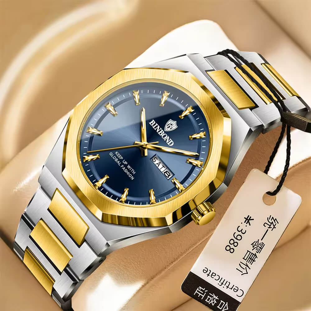 Luxury Quartz Waterproof Luminous Date Week