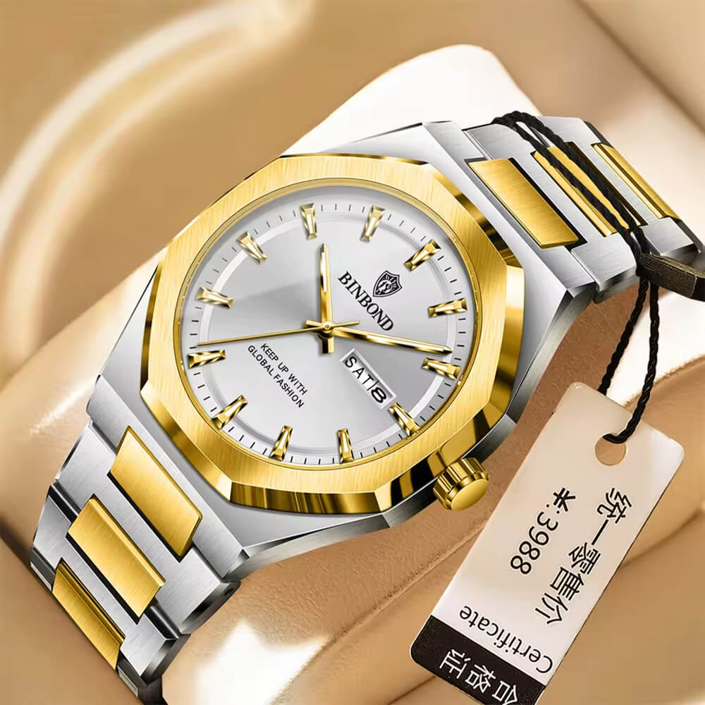 Luxury Quartz Waterproof Luminous Date Week